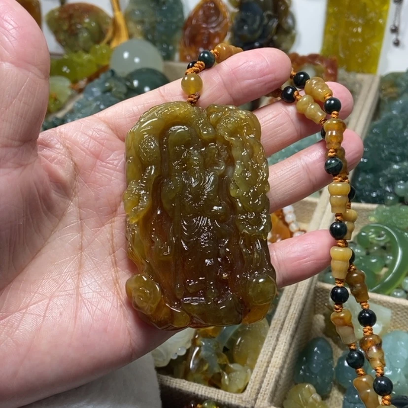 【闪购商品】未镶嵌蛇纹石玉颈饰