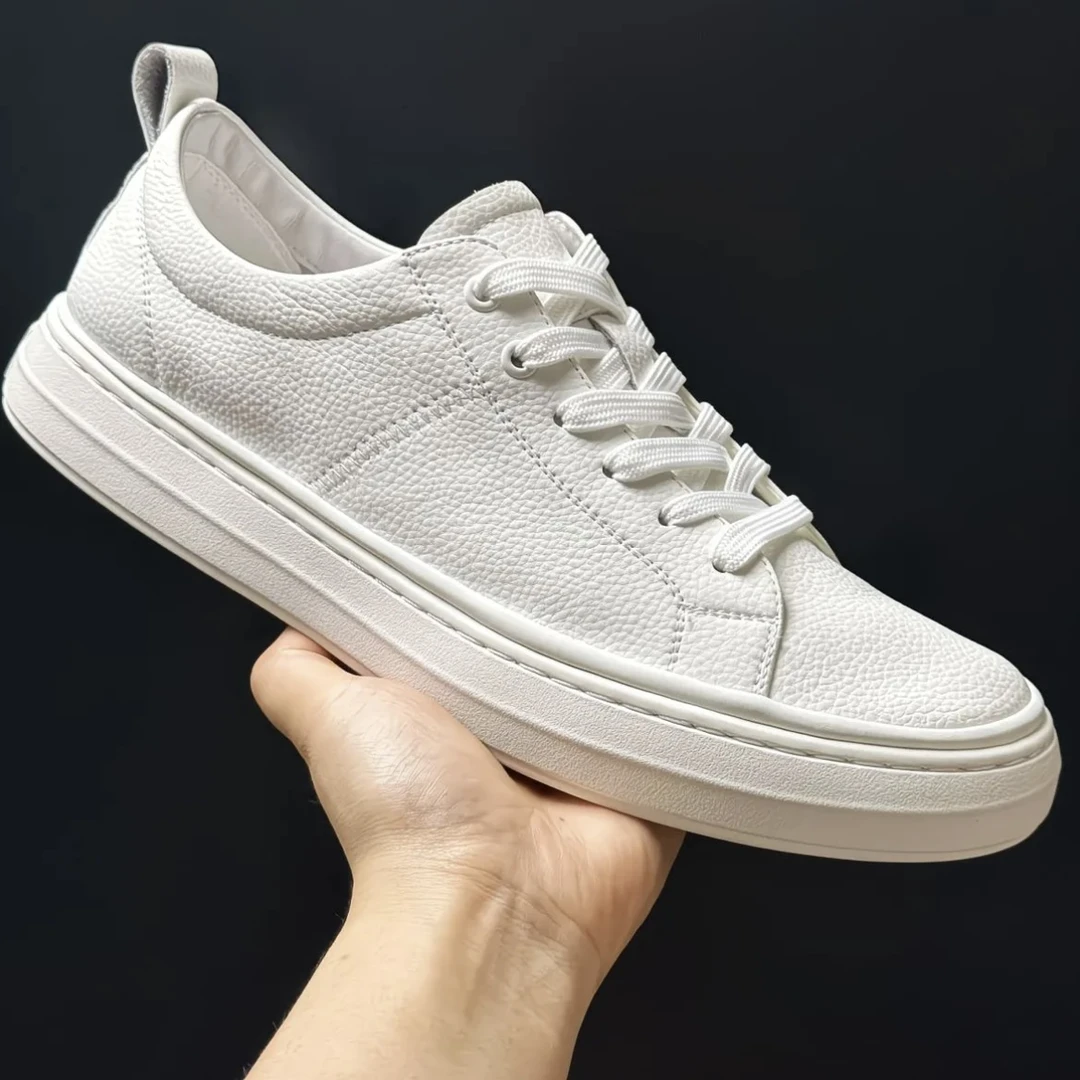 夏季男款时尚爆款防滑男士休闲运动鞋低帮百搭板鞋潮鞋白色鞋子