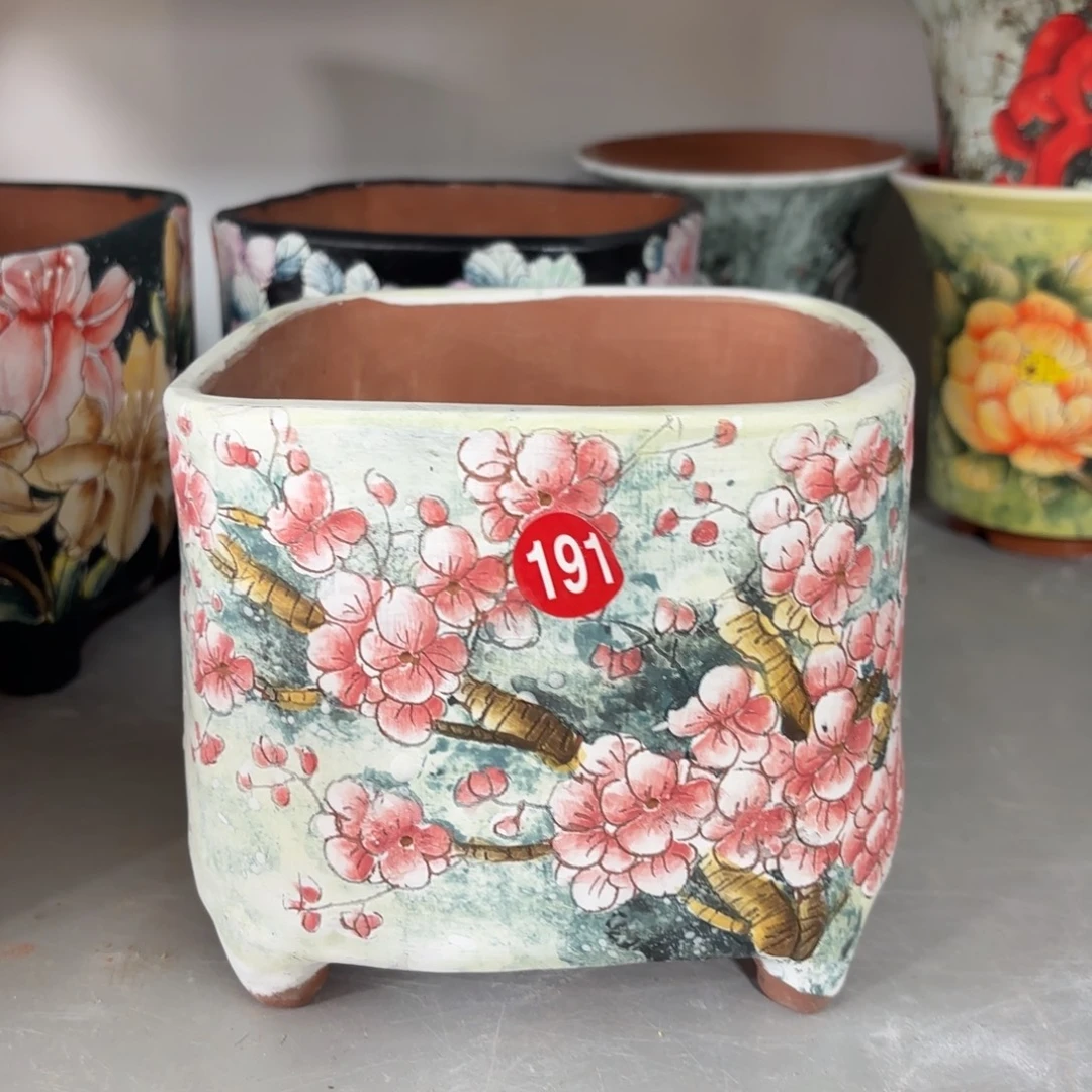 景德镇手绘花盆陶瓷14/12