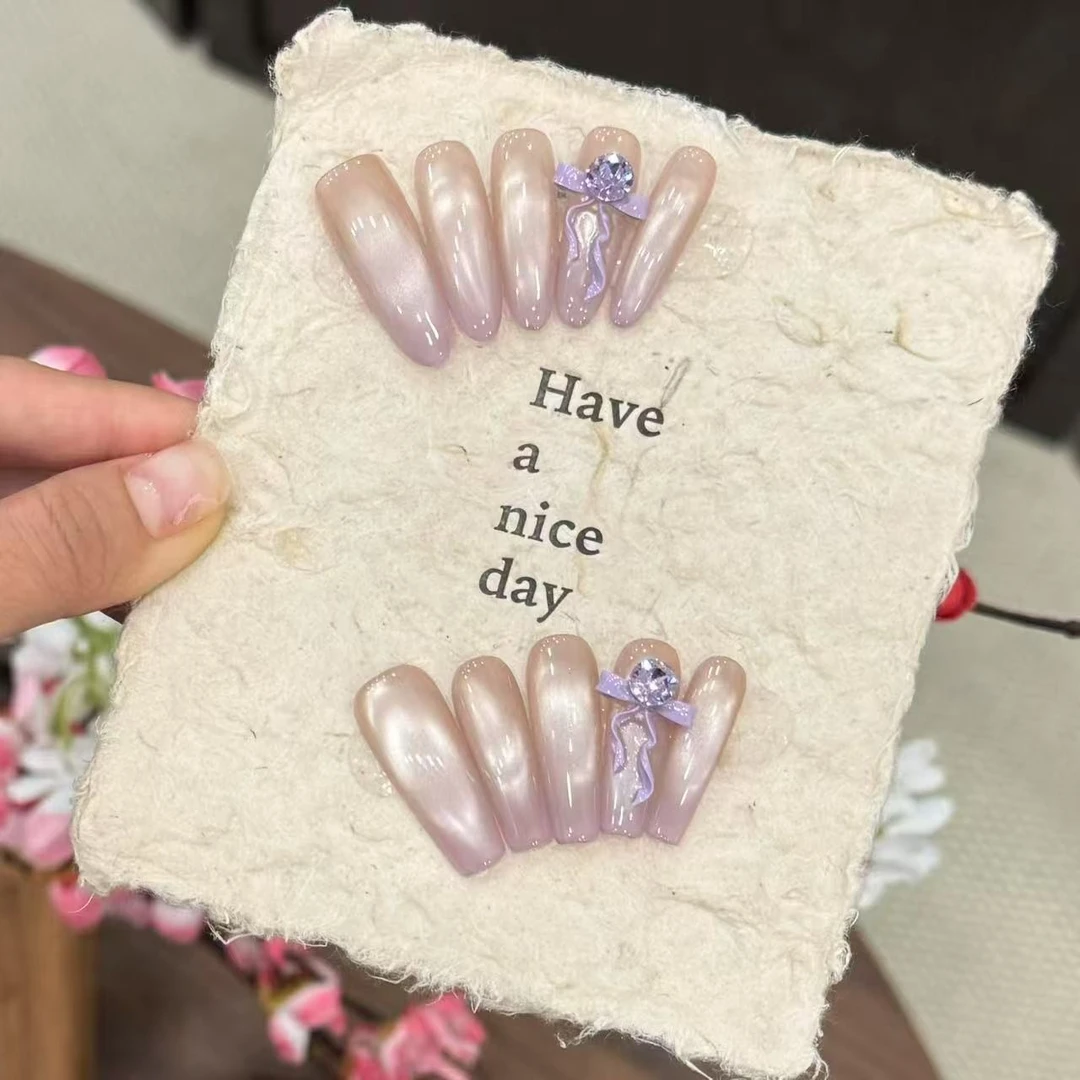 芋泥奶冻-Naier 奈儿轻奢高定美甲 10片装