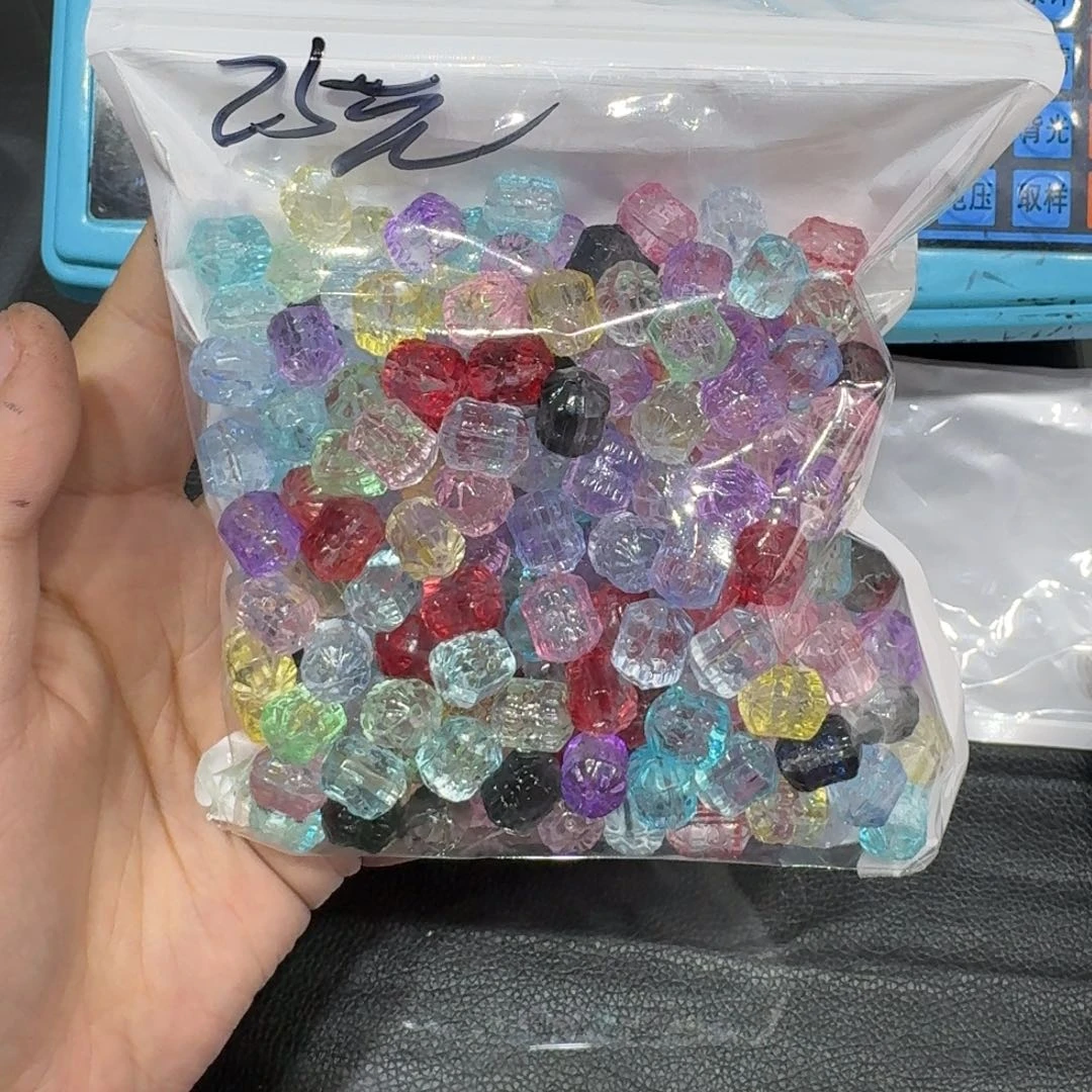 锌合金琉璃桶珠混色25元