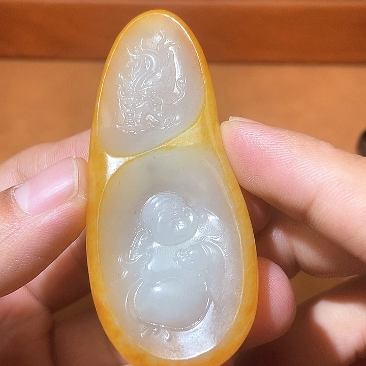 和田玉未镶嵌颈饰HX