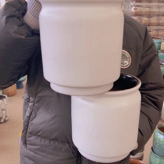 紫砂花盆高21口18———-