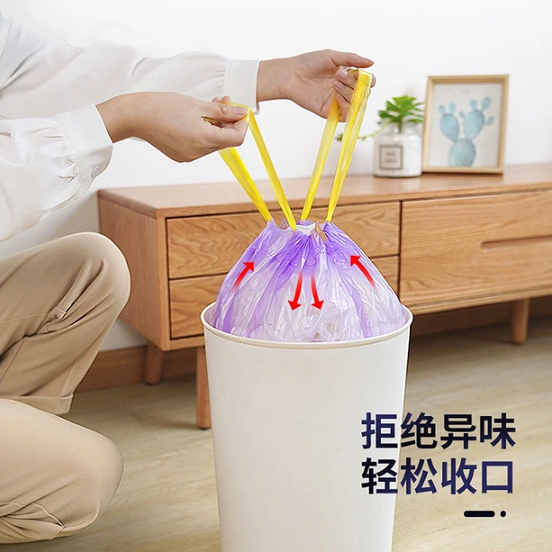 家用垃圾袋手提式厨房彩色宿舍一次性塑料袋