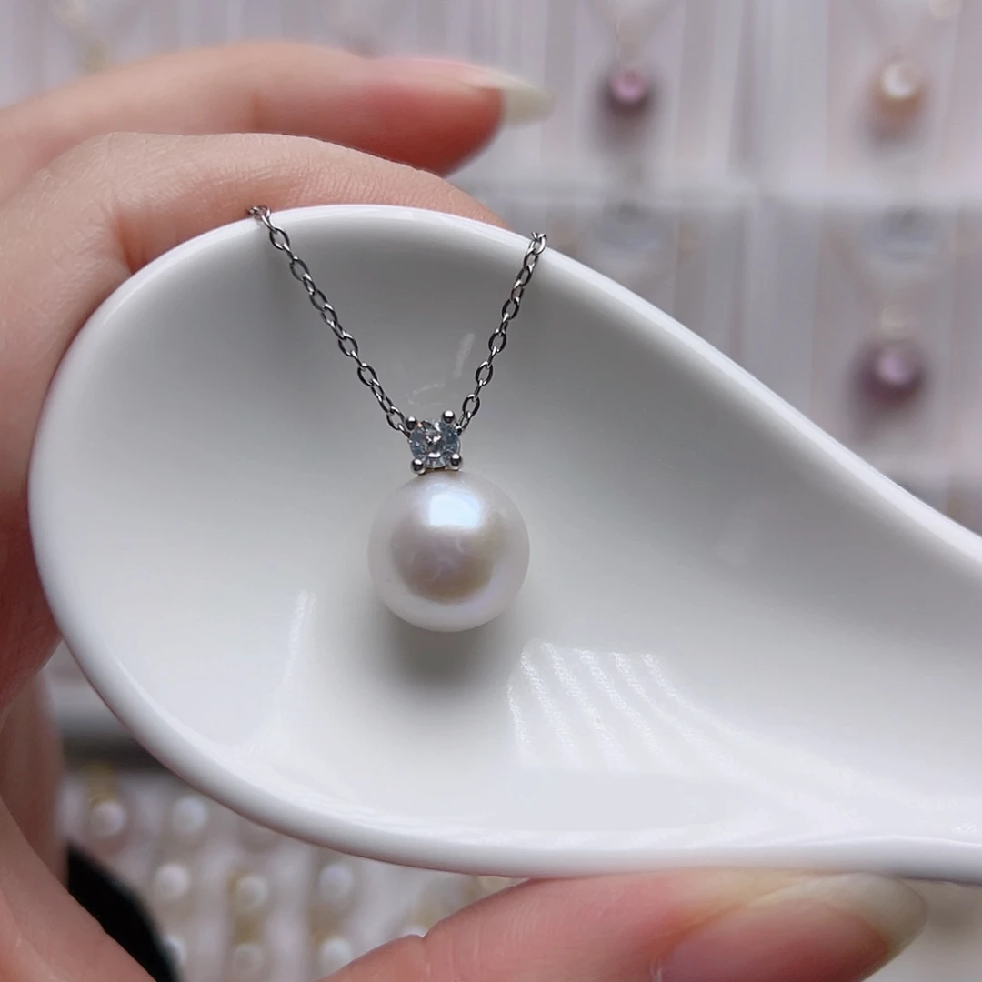 淡水珍珠未镶嵌吊坠(赠链)
