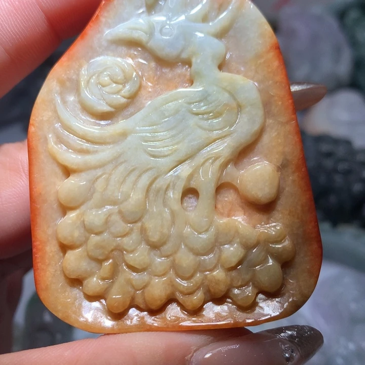 翡翠未镶嵌颈饰保真天然A货翡翠