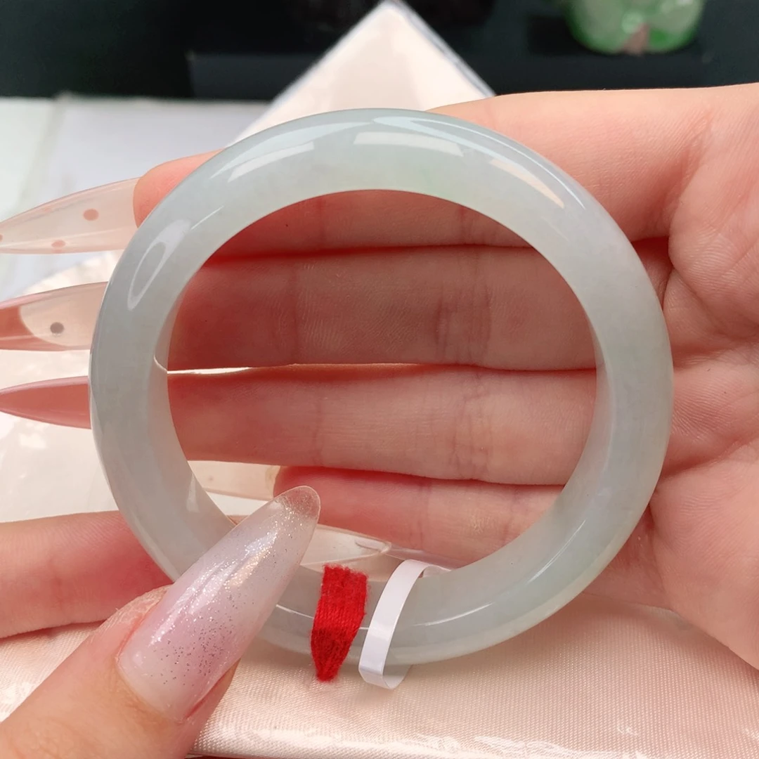 未镶嵌手镯翡翠正圈53