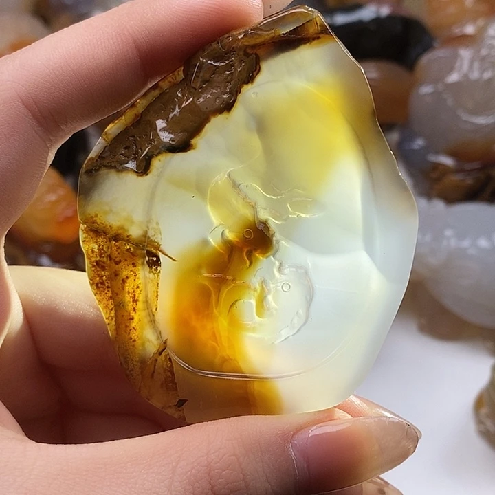 玛瑙/玉髓未镶嵌颈饰