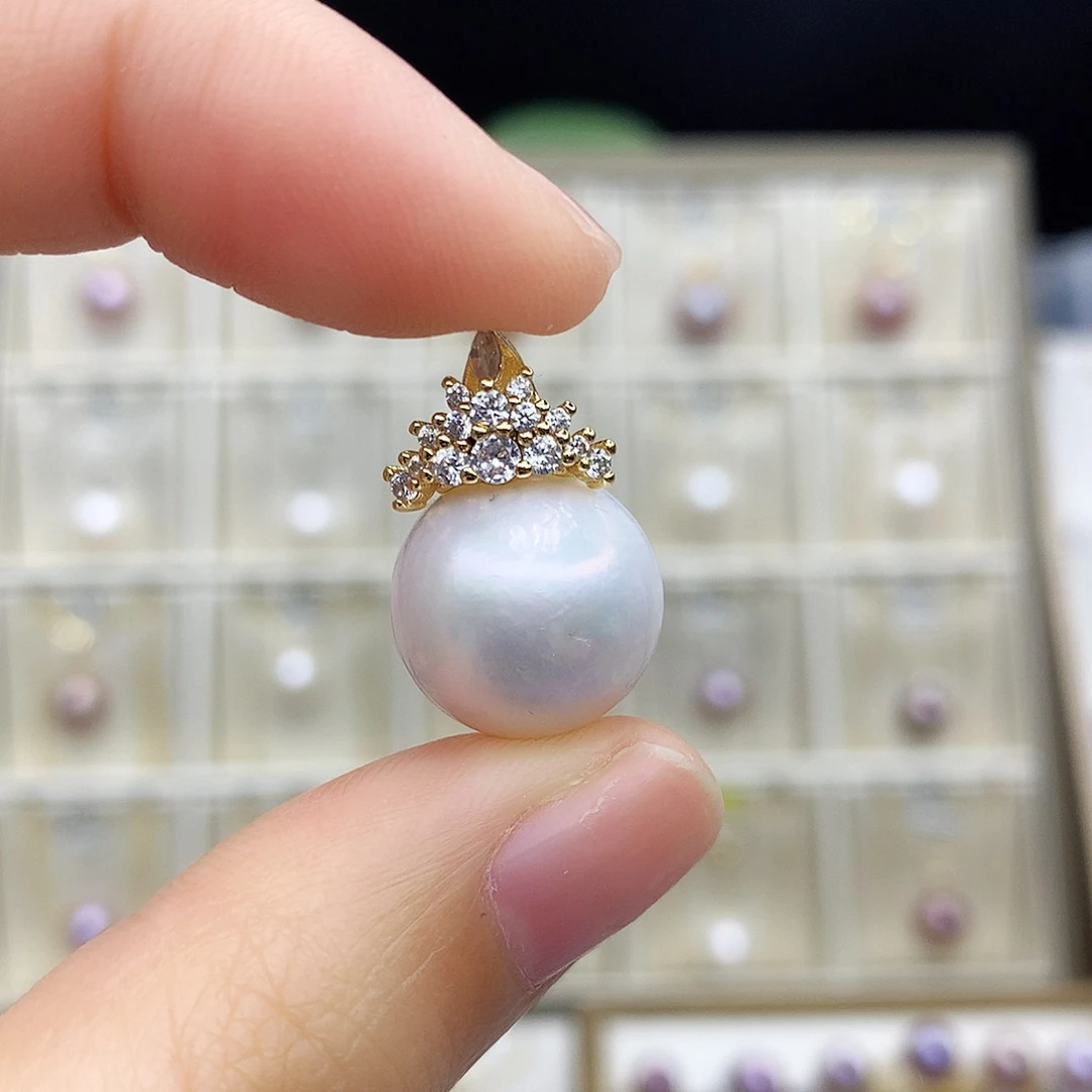 淡水珍珠颈饰合金