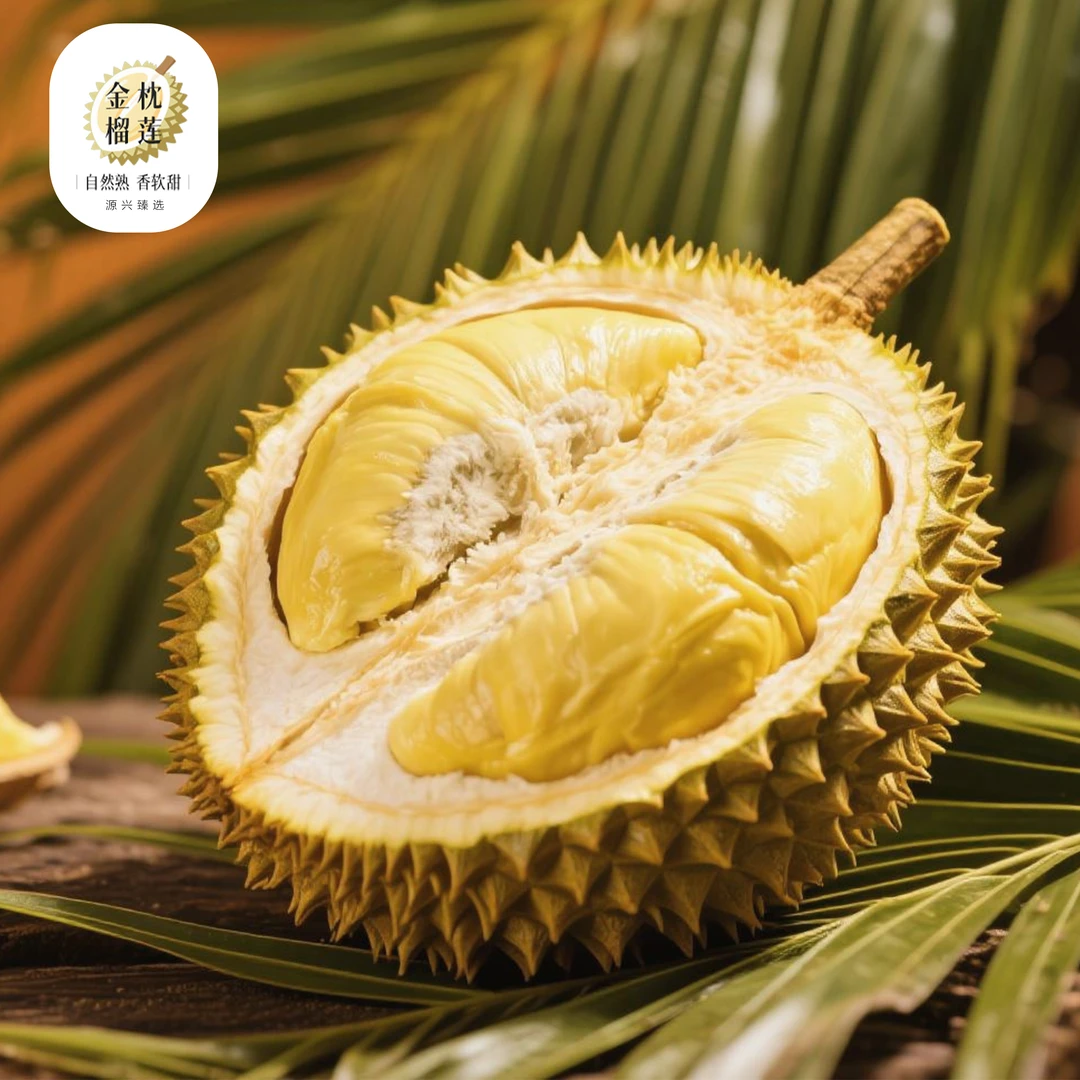 泰国进口金枕头榴莲 软糯香甜w