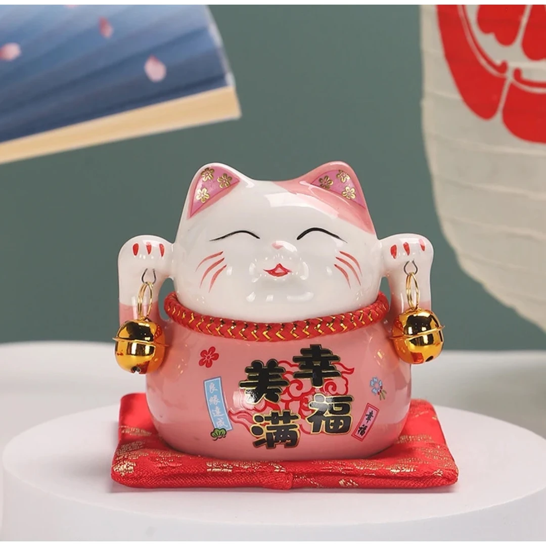 B901-粉色招财猫