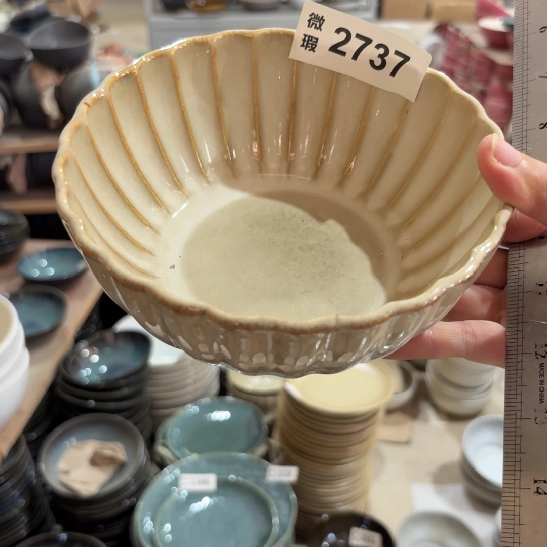 陶瓷2737 微瑕陶瓷餐具2个