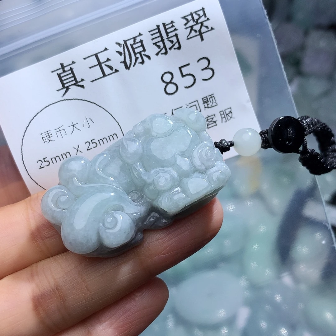 翡翠未镶嵌颈饰853