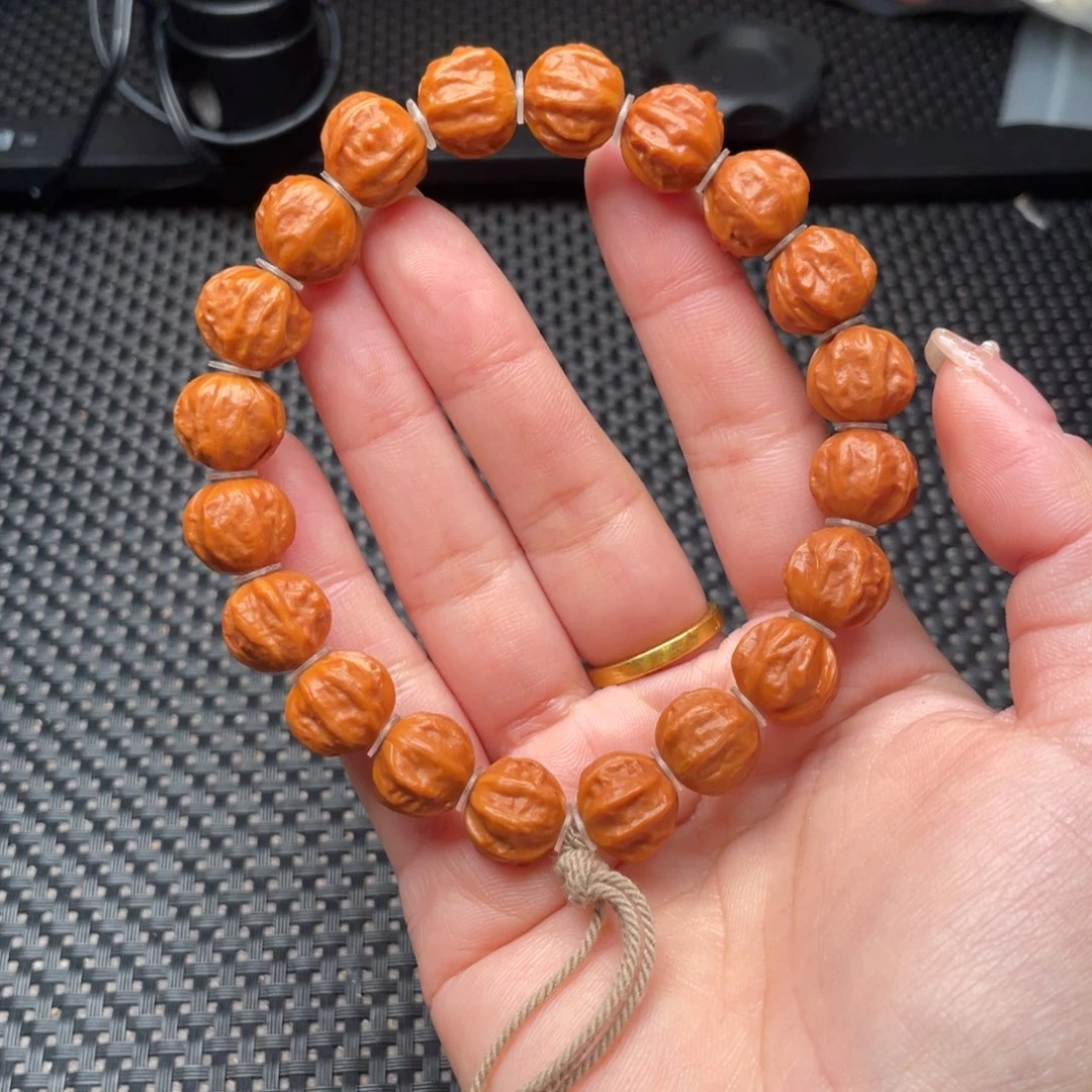 可****文玩核桃吊坠赤龙京八棱修底