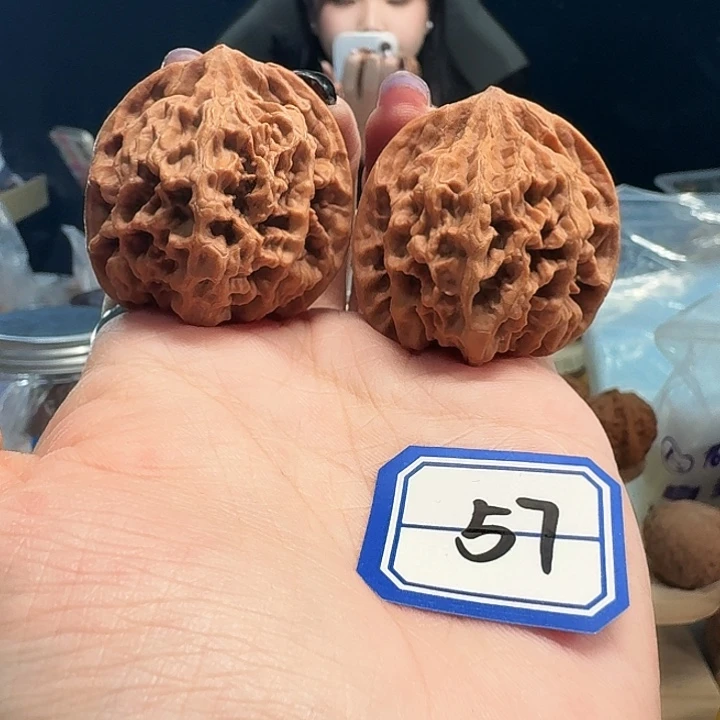 桃核吊坠野生秦闷37尺