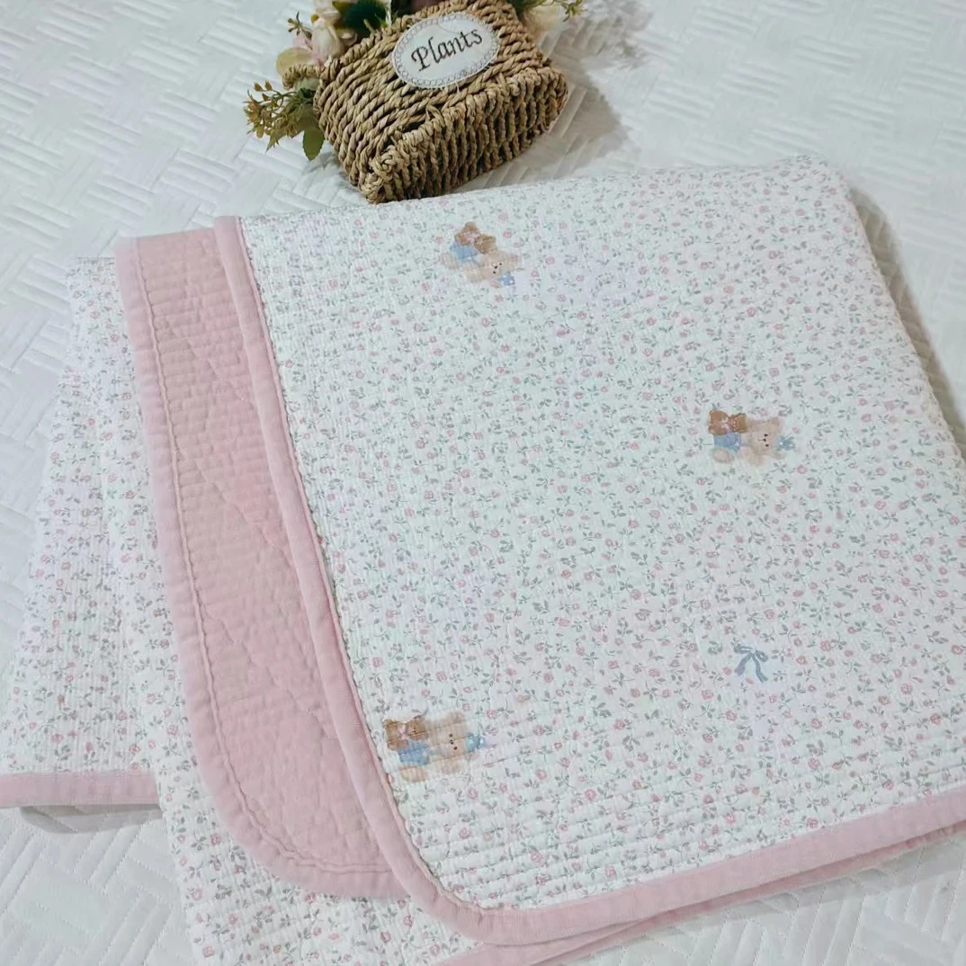 四季可用床盖纯棉+宝宝绒200×220微瑕～G741