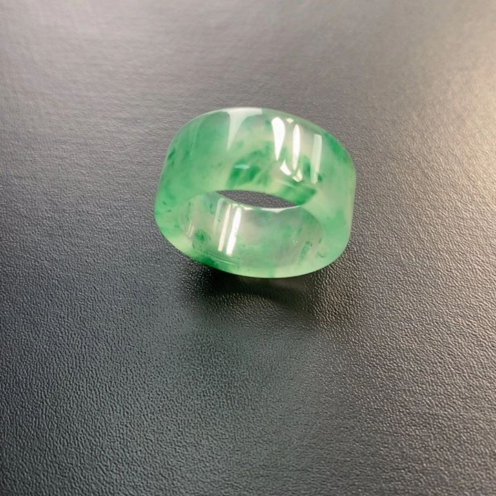 石英质玉戒指未镶嵌精**抖天然