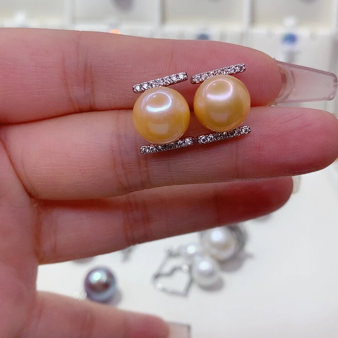 未镶嵌耳饰淡水珍珠