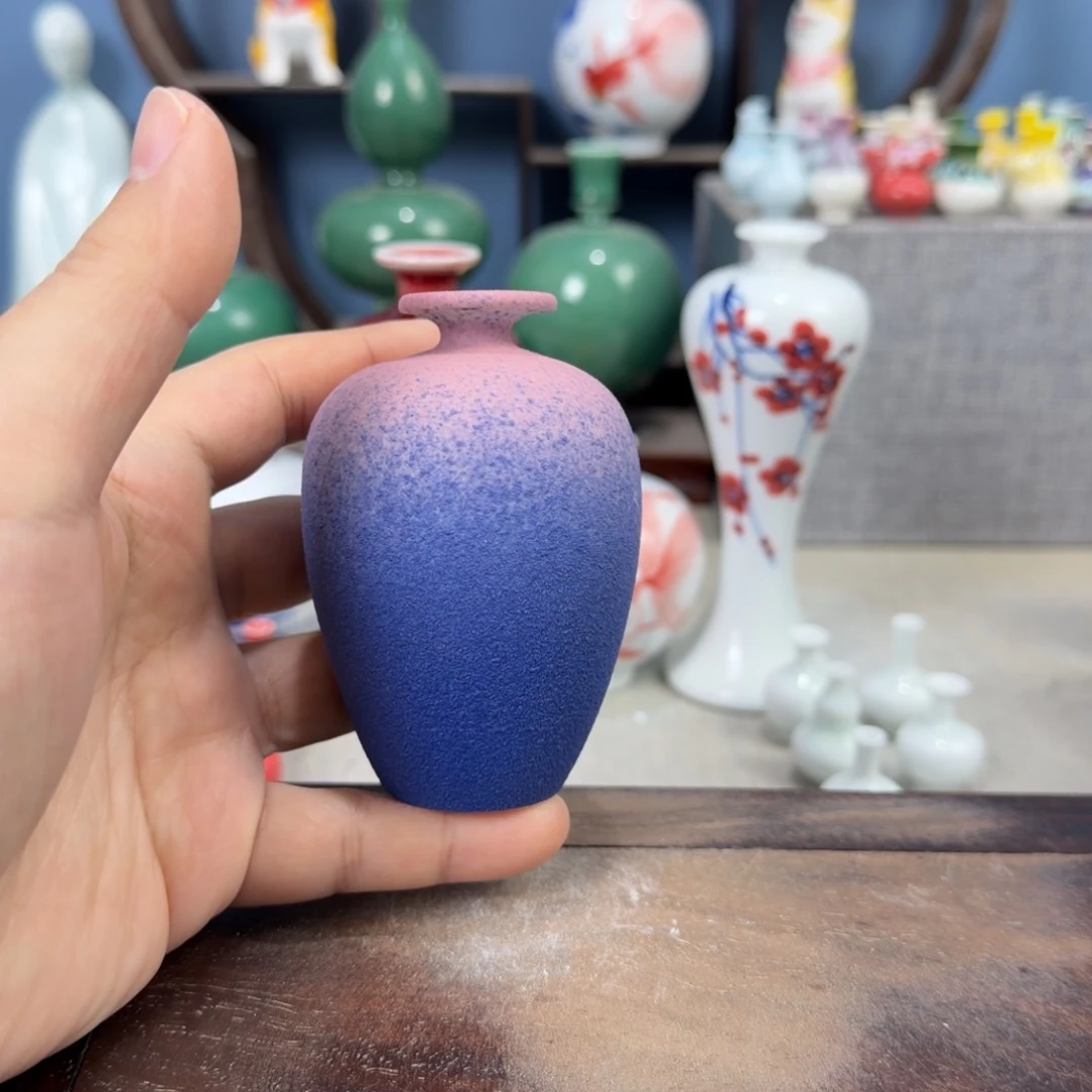 陶瓷手工小花器摆件