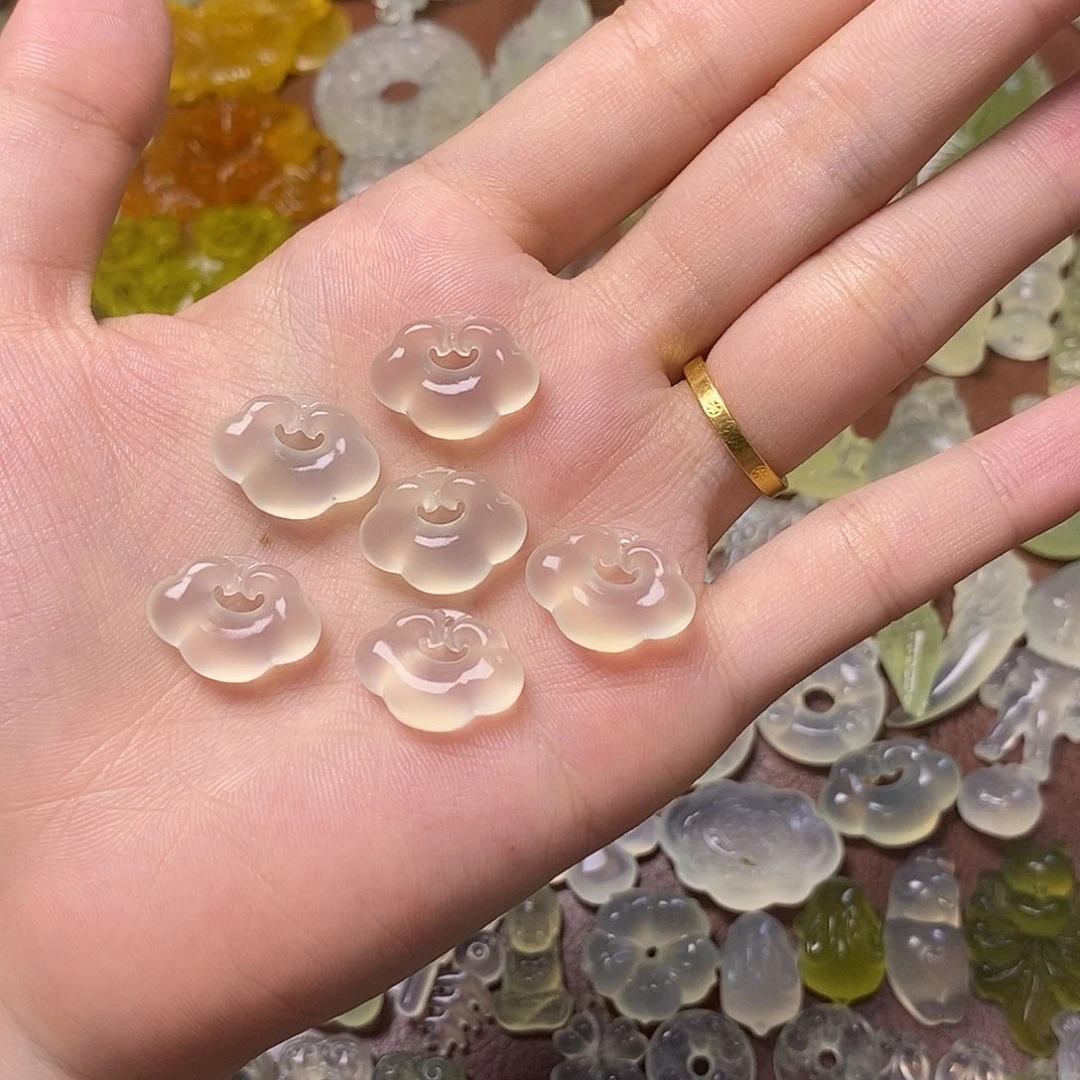 蛇纹石玉未镶嵌项链