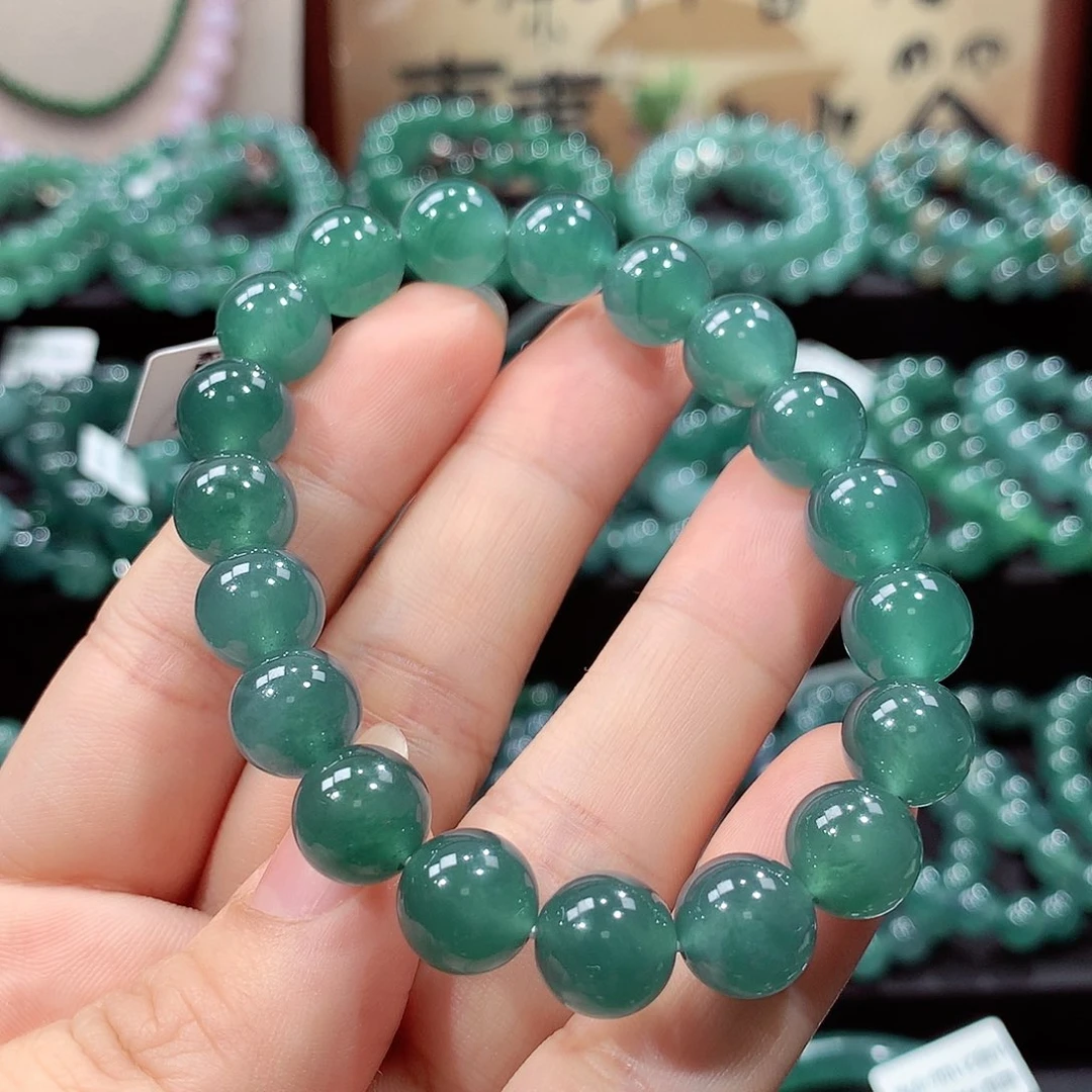 钢****翡翠未镶嵌手链卡10.5