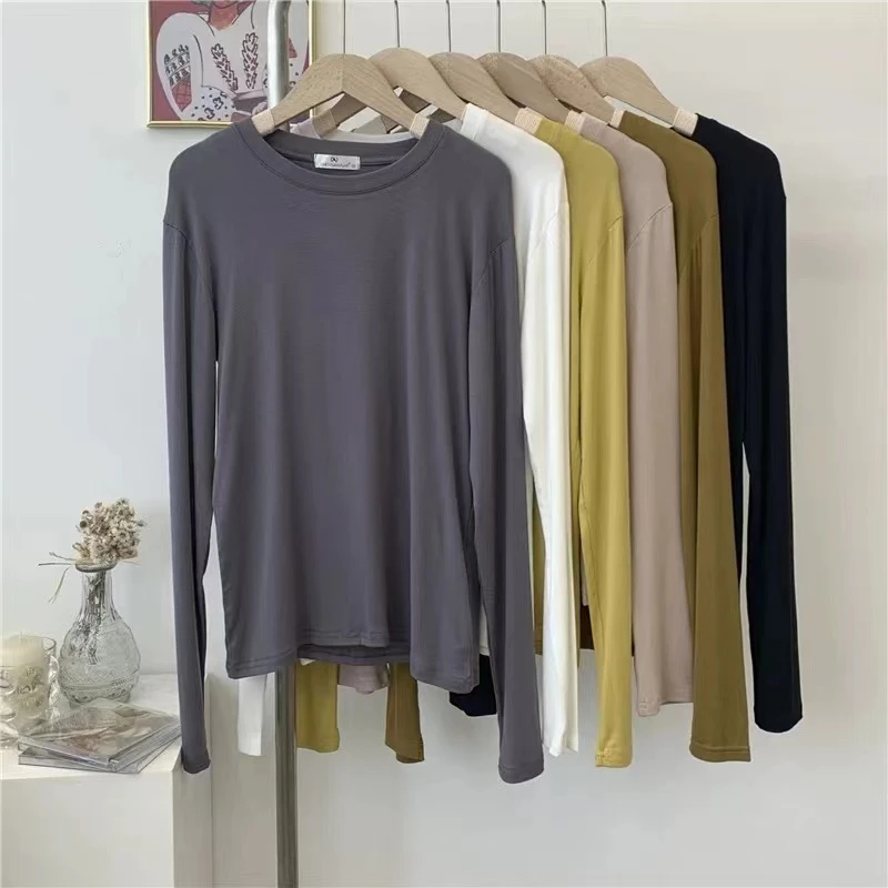 『 时尚T恤S 』时尚百搭休闲舒适纯色韩版简约T恤P53-P57