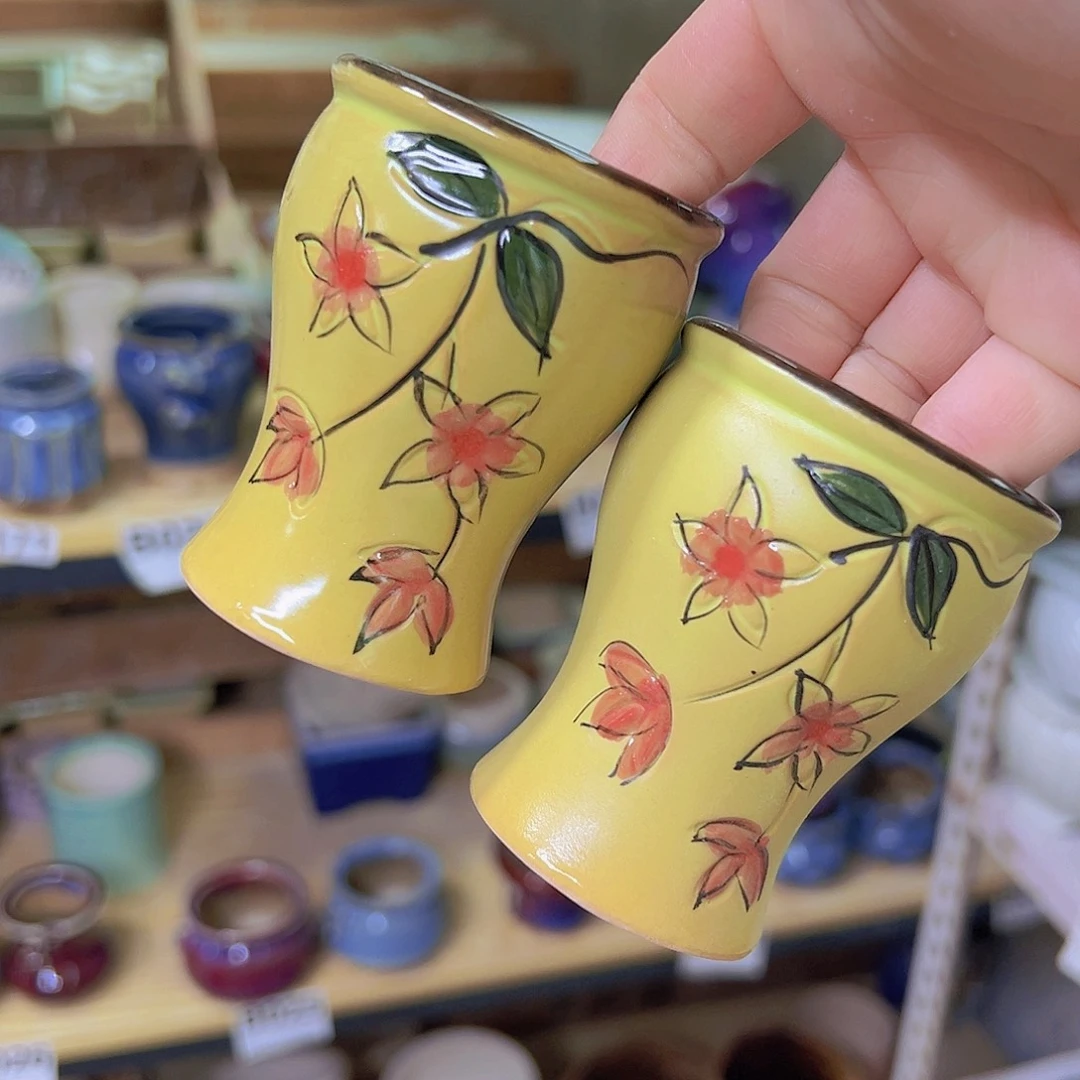 红陶陶瓷花盆当场满12包邮