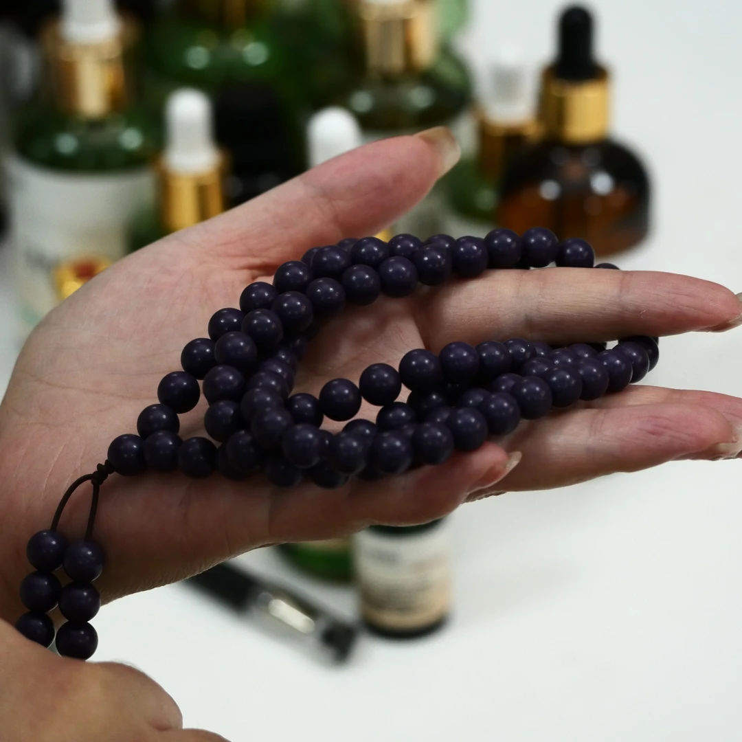 非遗·九紫东方·紫气东来香珠8mm多圈108