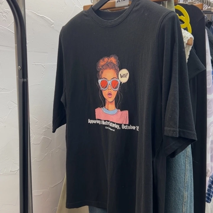 LATTE正版 黑色头像T