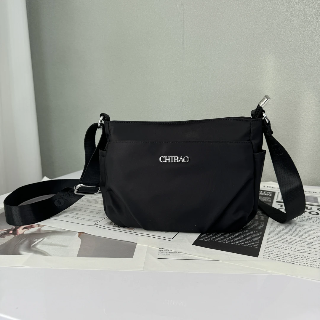 新款斜挎包简约百搭牛津布包中年妈妈包女包轻便休闲单肩包78908