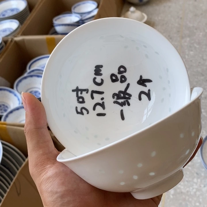 景德镇高温细白瓷餐具