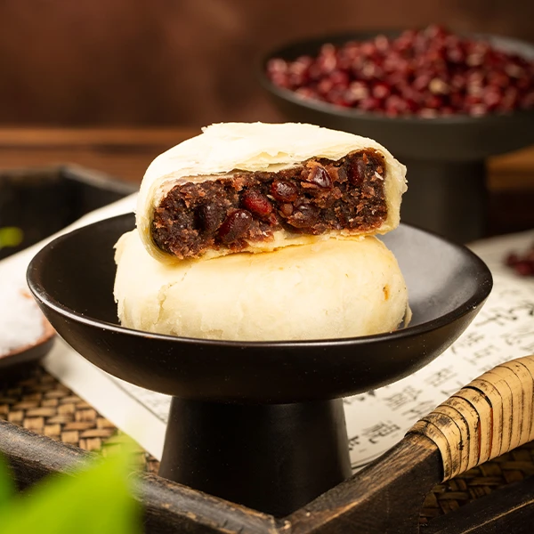 红豆酥饼纯手工中式糕点早餐代餐解馋充饥休闲小吃零食