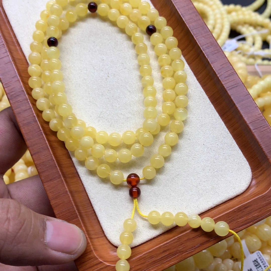 蜜蜡未镶嵌手链蜜蜡