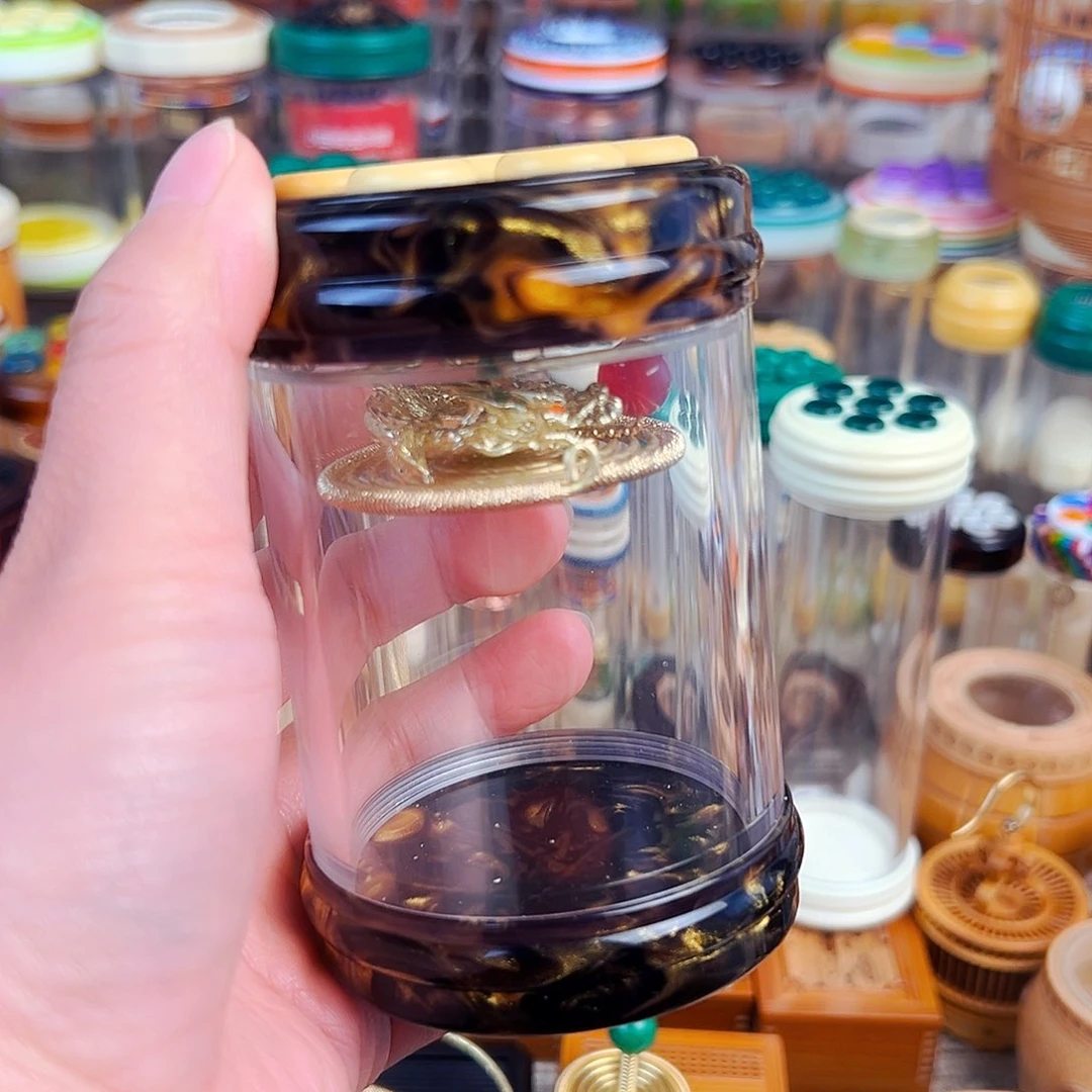 木65黑金蝈蝈罐➕龙簧