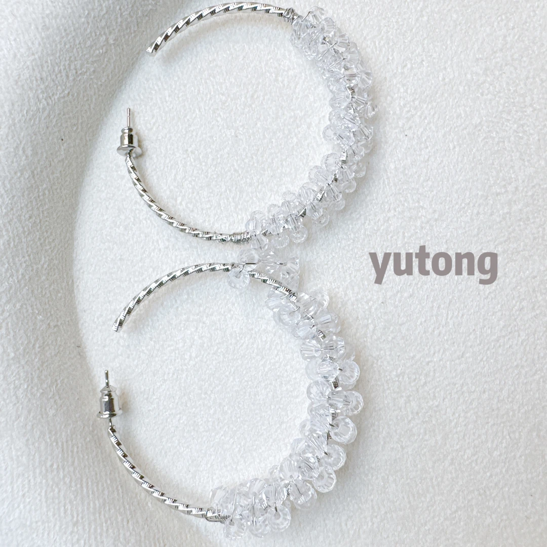 铜合金树脂耳饰 【雨桐轻奢饰品】设计款耳环YT01383