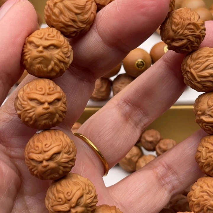 猴头核桃手串体验款歪嘴大圣