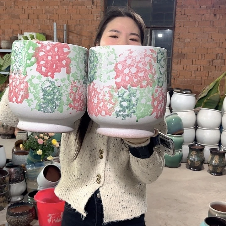 正品口口19高22花盆