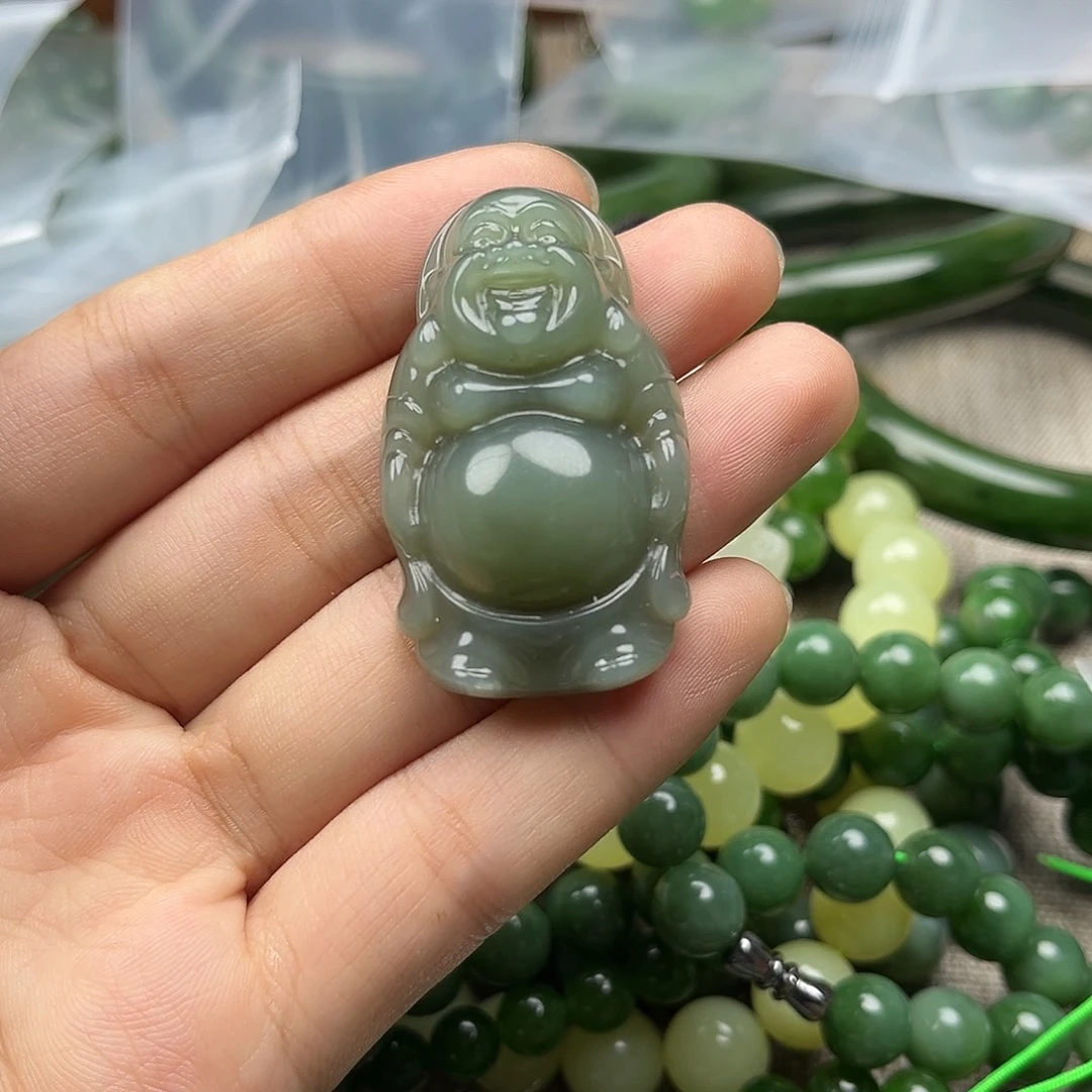 和田玉（碧玉）未镶嵌颈饰