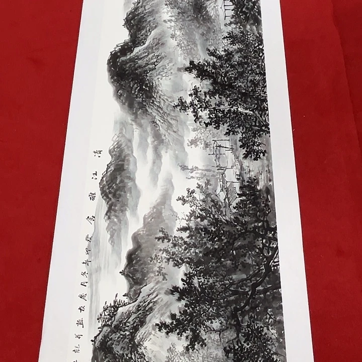国画国画作品展示会上发表