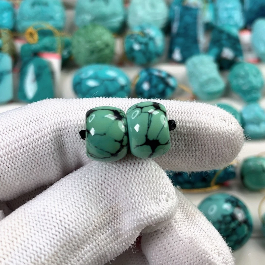 绿松石未镶嵌车挂