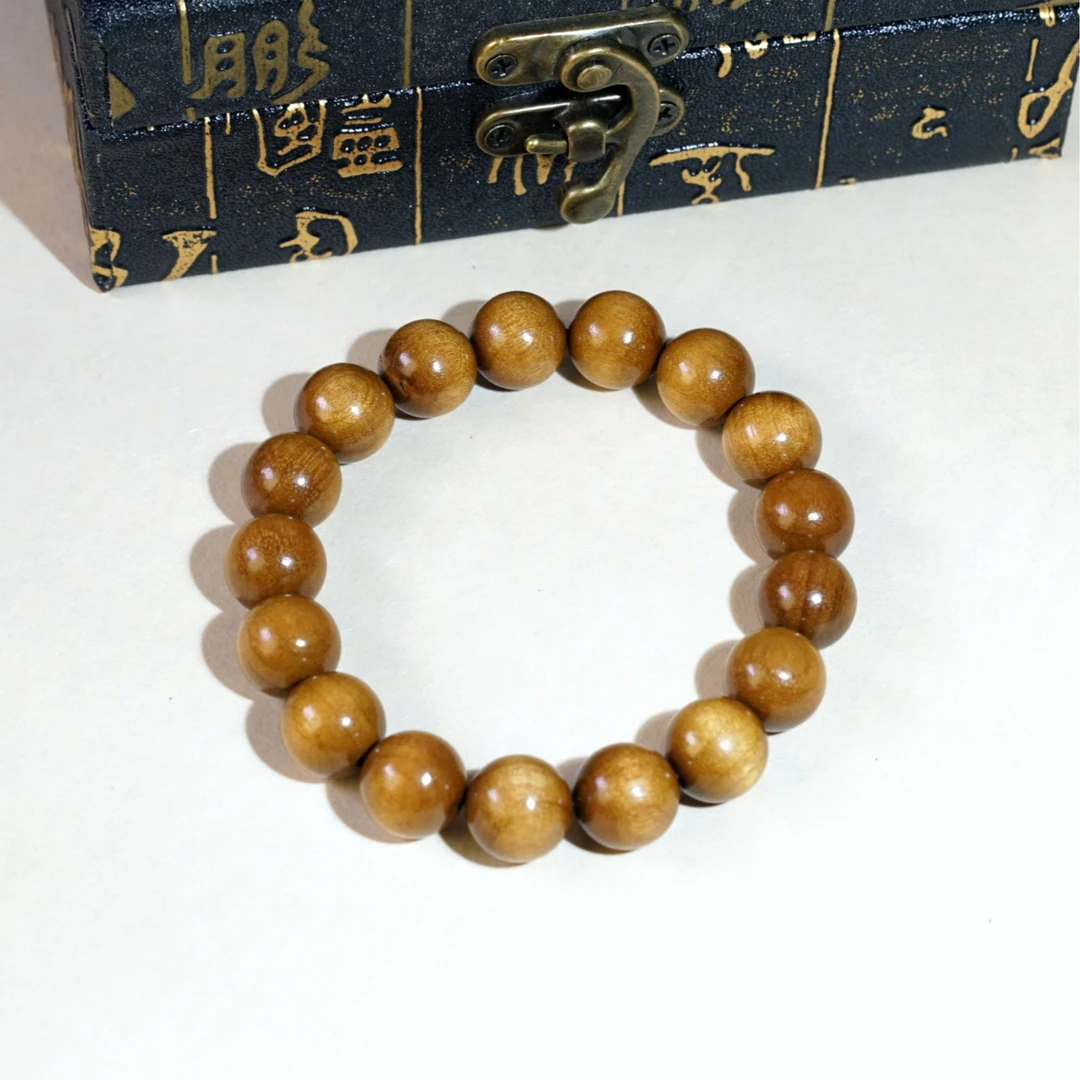 1.2金丝楠木枯木单圈文玩手工工艺品手串