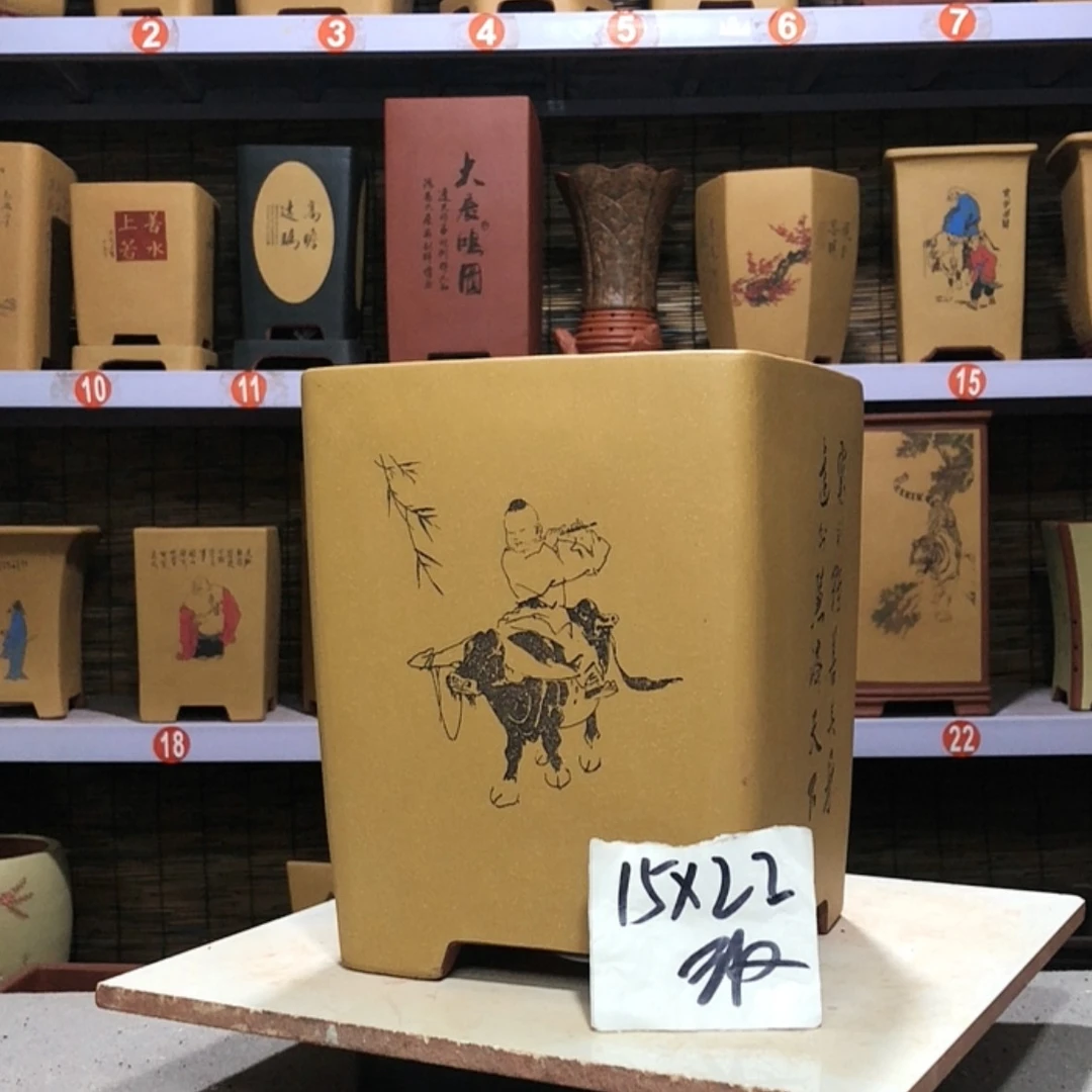 【闪购商品】紫砂花盆天*手工制作