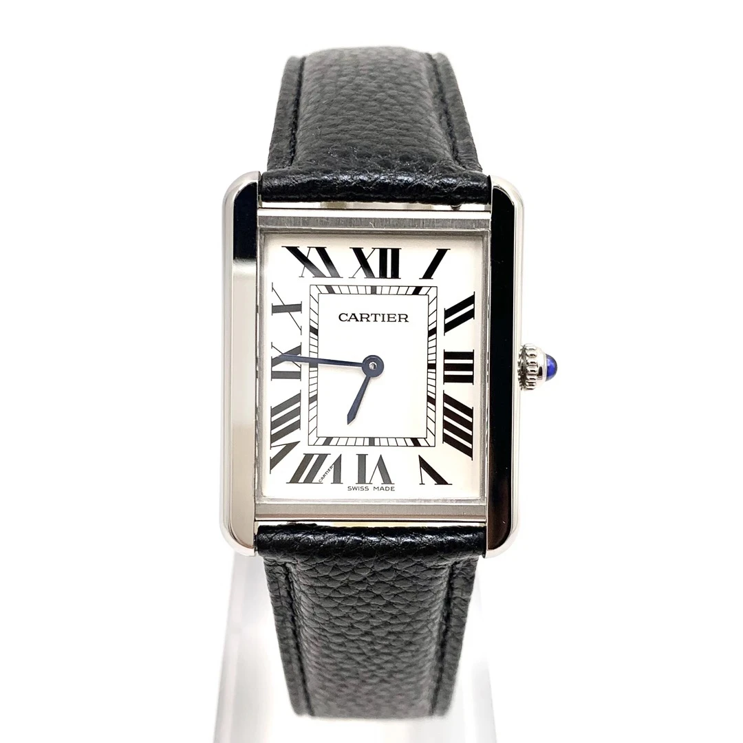 99新 Cartier/卡地亚 坦克/精钢/石英/表径34X27mm/女表