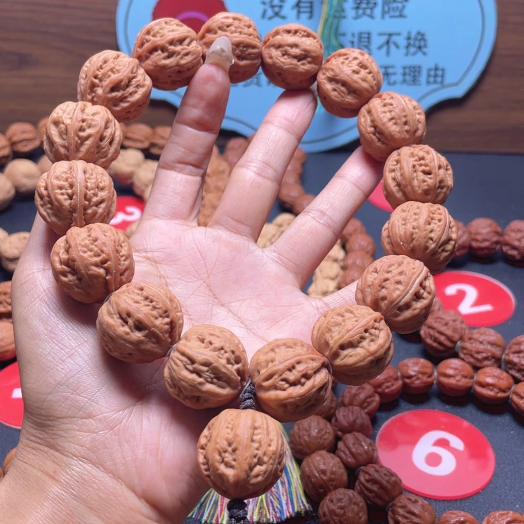 大***張文玩核桃吊坠野生小核桃手串23加