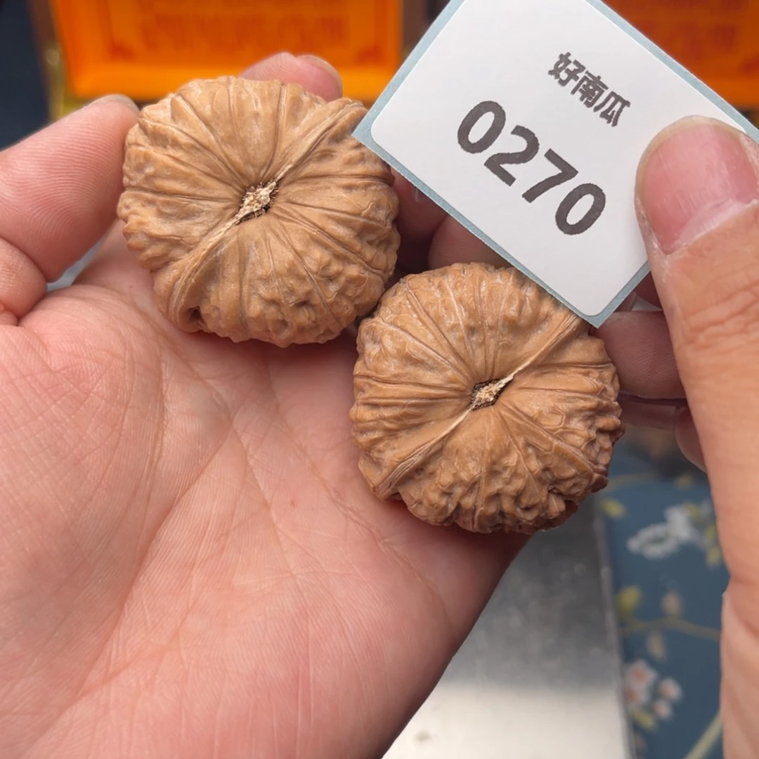 文玩核桃把件似**年南瓜墩42