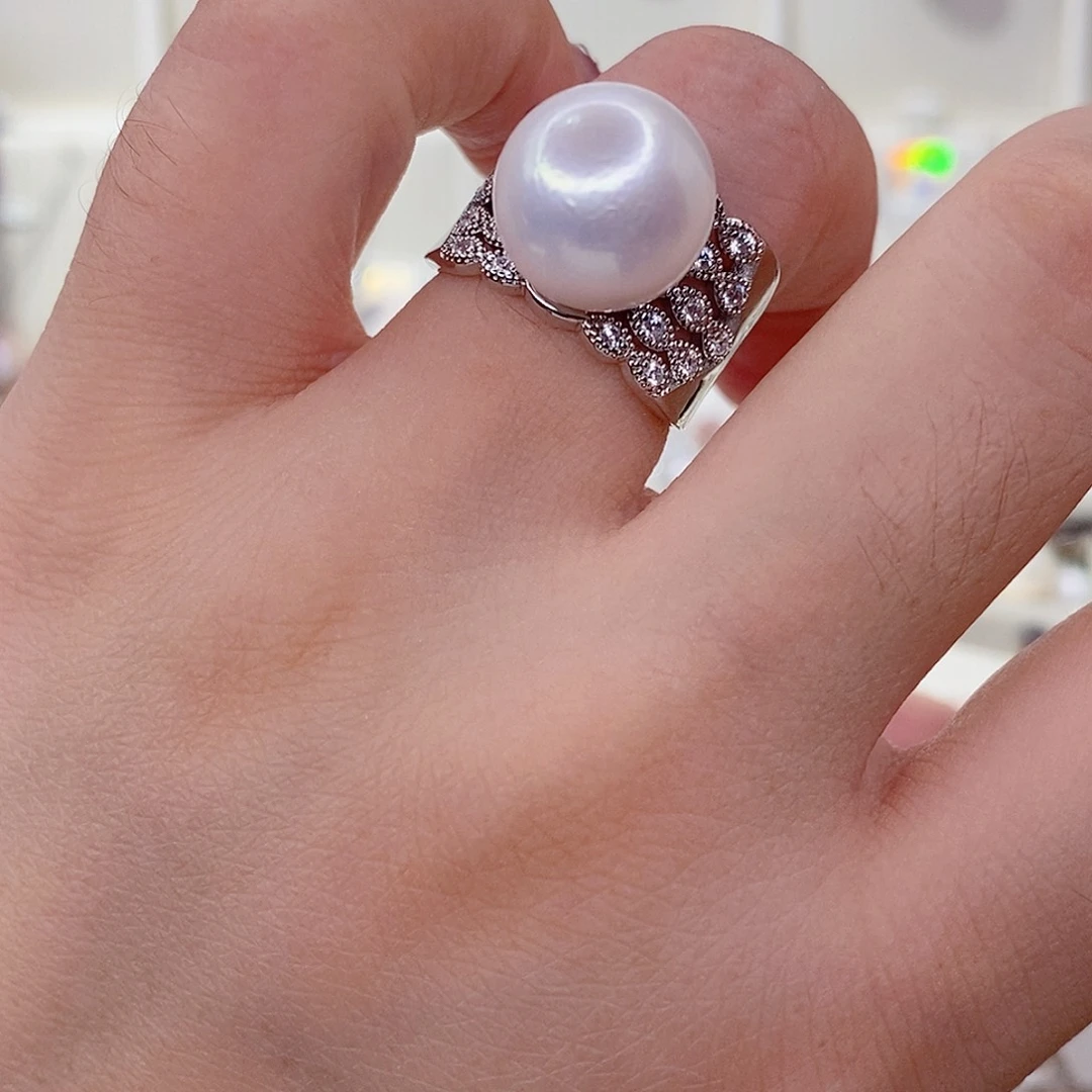 戒指未镶嵌淡水珍珠