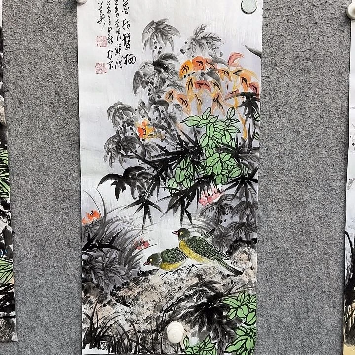 书法作品多次参加