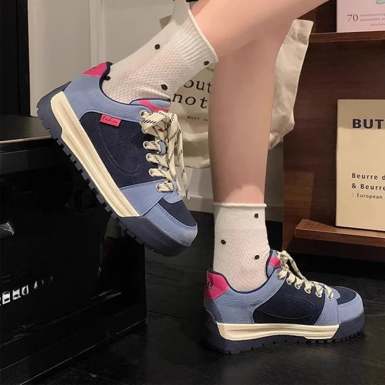 韩版透气厚底增高百搭休闲鞋2025新款鞋子女爆款软底不累脚运动鞋