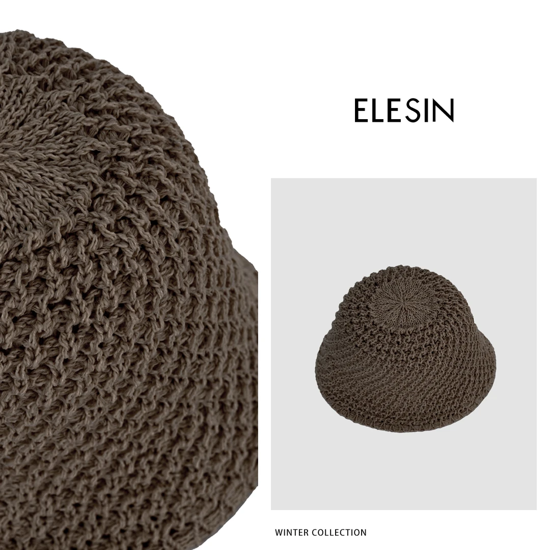 rose【假日氛围】镂空遮阳防晒渔夫帽 MZ250017