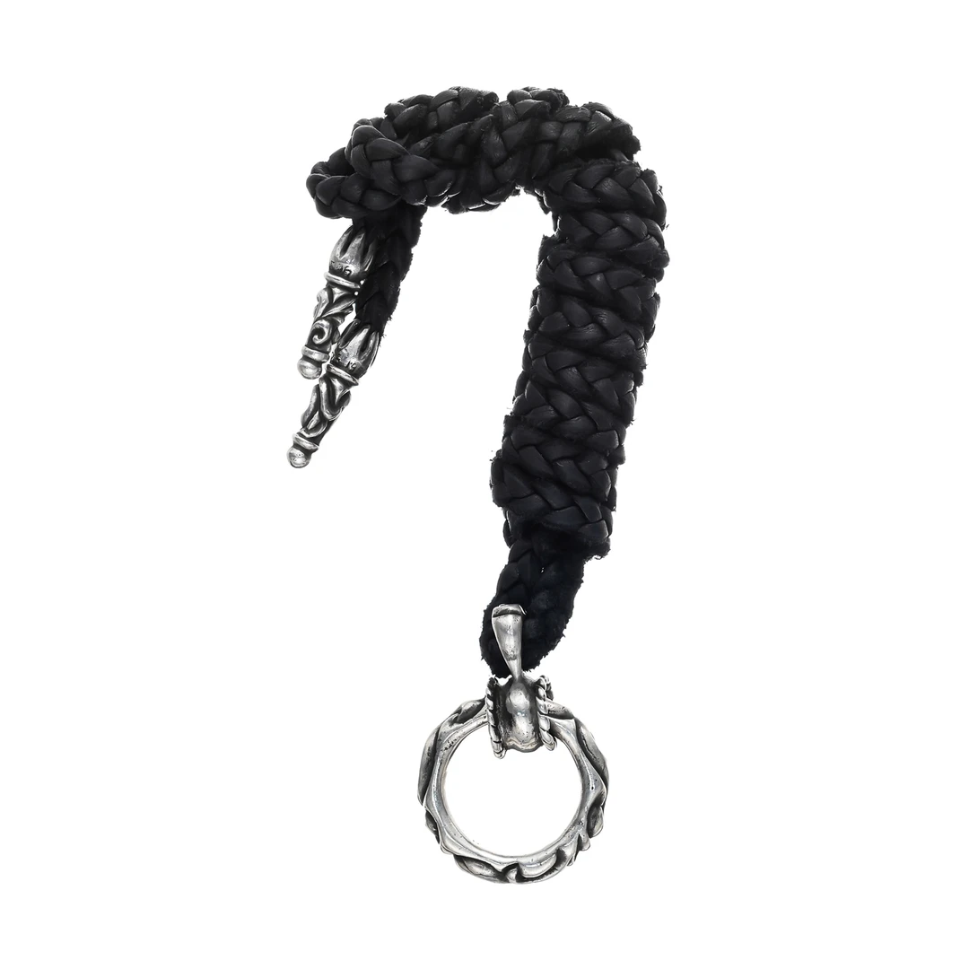 EWLP SCROLL海浪圆环眼镜挂皮绳项链